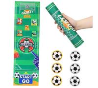 VANZACK Mini Tabletop Soccer Game Interactive Desktop Football and Bowling for Promotes Teamwork and Coordination Portable Indoor Fun for Family Activities