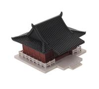 VANZACK Miniature Zen Pagoda Pavilion Statue with Stable Base Plastic