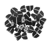 VANZACK Mixer Fader Covers 30pcs Rubber Fader Knob Caps for 4mm Slider Knobs, Precise Volume Control, Firm Fit for Live Performances