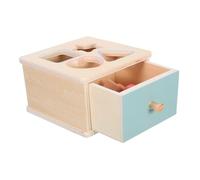 VANZACK Montessori Wooden Color Sorting Box Early Educational for Shape Recognition Fun Matching Game for Portable and Lightweight Design for Home the Go Play