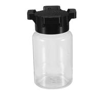 VANZACK Multi-Port Small Animal Water Dispenser and Feeding Dish for Spiders, Ants, Crickets - Medium Black Plastic Reptile Hydration Bowl for Pet Enclosures