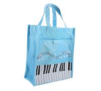 VANZACK Music Book Tote Bag Zippered Music Score Holder Bag for Keyboard Instruments Portable