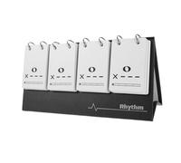 VANZACK Music Flash Cards Rhythm Pocket Card Crossbeat Design for Beginner Students and Musicians Compact Travel Friendly Music Theory Practice Tool