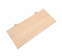 VANZACK Natural Bird Perch Stand Platform for Parrots Budgies Cockatiels Conures Pets Multifunctional Cage Accessory Expands Living Space Reduces Anxiety Easy to Clean