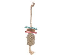 VANZACK Natural Bird Toy for Parakeets and Cockatiels Woven Bark Chewing and Foraging Toy for Birdcages Promotes Physical and Emotional