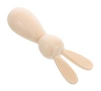 VANZACK Natural Wood Easter Peg Dolls for Crafting Wooden Bunny Figures for Painting DIY Animal Figurines for Home Office and Shop Decorations