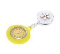 VANZACK Nurse Table Watch Funny Digital for Women Fob Mom Birthday Nurses Pendant Ladies Retirement Women Nurse Girl Birthday Present Yellow Zinc Alloy