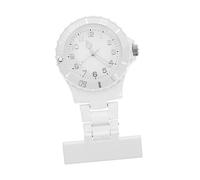 VANZACK Nurse Watch Luminous Pointer Pocket Watch Clip-on Brooch Quartz White for Healthcare Professionals in Hospitals Assorted Style
