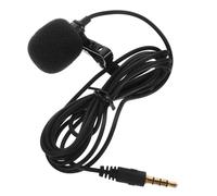 VANZACK Omnidirectional Condenser Mic Plastic and Alloy Material Professional Podcast Microphone Lapel Clip with Noise Reduction and Captures Subtle Sound Suitable for Indoor