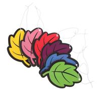 VANZACK Paper Hanging Air Freshener for Valentine Day and Christmas Day 6pcs for Car with Leaf Shape Design, Long-lasting Fragrance and Beautiful Natural Style