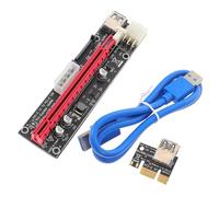 VANZACK PCIE Riser Card and GPU Extension Cable with Copper Wire for Mining and PCIe Interface Devices Stable Connection