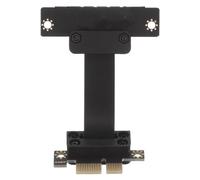 VANZACK Pcie Riser Card Extension Cable Right Angle to GPU Riser Adapter for Mining Compact Pci Express Extender with Signal Stability and Easy Play Installation