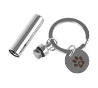 VANZACK Pet Ash Key Chain Memorial Pendant Durable Cremation Urn for Pet Ashes Keepsake Keyring with Smooth Surface for Remembering