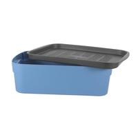 VANZACK Pet Water Dispenser Drip Tray for Cats and Kittens, Made of Sturdy Pp Material with Enhanced Stability and Easy to Clean, Suitable for Indoor and Outdoor Use, Stylish Sl esign