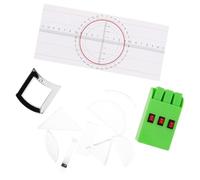 VANZACK Physics Optical Experiment Kit with Convex Lens Concave Mirror Triangular Prism for Teaching Demonstrations Portable Compact Optical for Classroom and Laboratory Use