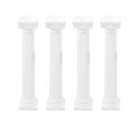 VANZACK Plastic Roman Column Statue Mini Pillars 6.1 Inch for Living Room Decor and Photo Shoot Props
