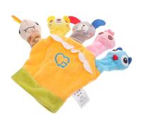 VANZACK Plush Animal Finger Puppets Interactive Educational for Finger Dolls for Storytelling and Parent Bonding Soft Cartoon Puppet for Imagination and Communication Skills Development