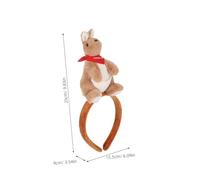 VANZACK Plush Kangaroo Doll Hair Hoops Soft Animal Headbands for Party Zoo Costume Cute Cartoon Hair Accessories for Memorable Photos Comfortable Fit