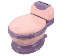 VANZACK Portable Potty Toilet with Soft Cushion Realistic Design Lightweight and Training Seat for Boys and Travel-Friendly Clean Potty for Home and Bathroom Use