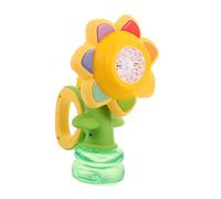 VANZACK Portable Rechargeable Flower Bubble Machine with Three Adjustable Modes for Outdoor Parties Weddings Birthdays and Summer Fun Unique Design for Endless Bubbles