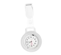 VANZACK Portable Silicone Clip Watch for Nurses Professional Nurse Clock Luminous Feature Convenient Fob Style for Healthcare Workers for Outdoor Use Compact Design