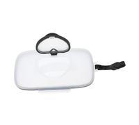 VANZACK Portable Wipes Dispenser Reusable Wet Wipe Holder with Heart-Shaped Lid Lightweight Compact Design for Tissue Storage Home Travel Safe Material