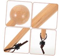 VANZACK Portable Wooden Baseball Glove Mallet with Extended Handle for Softball and Catchers Gloves Shaping Stretching Finger and Breaking for Comfortable Fit