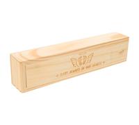 VANZACK Pregnancy Test Keepsake Box Pregnancy Commemorative Box Dad Grandparents Portable Protection Wood Reveal Keepsake