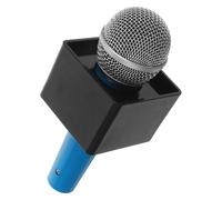 VANZACK Pretend Microphone Lightweight Simulation Microphone Prop with Flag Station for Karaoke Costume Party Favors Portable and Easy to Carry for Home School Outdoor Use