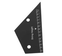 VANZACK Professional Guitar String Height Ruler Accurate Measuring Tool for Electric and Bass Guitars Smooth Edges Scale Portable Luthier Gauge for String Action