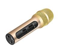 VANZACK Professional Wireless Singing Microphone with USB Charging, Aluminium Alloy and Plastic Body, 400 Mah Battery, Echo Sound Mode, for Karaoke and Hall Performances