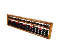 VANZACK Professional Wooden Chinese Abacus Calculator Columns Learning Tool for Home School and Elegant Design for Arithmetic Practice and Teaching