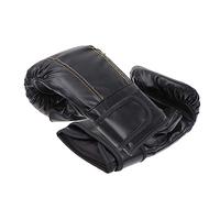 VANZACK PU Boxing Gloves Training Mitts for Taekwondo Kickboxing Sparring Breathable Hand Pads with Hook and Loop Fit Optimum Absorbency for Adult Martial Arts and Fighting Practice Black