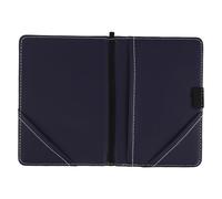 VANZACK PU Leather Golf Score Card Holder Portable Yardage Journal with Strap Pocket Organizer for Golf Score Recording and Notebook Storage Sports Club Accessories in Royal Blue