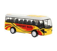 VANZACK Pull Back Bus Model Realistic Die Cast School Bus for Inertia Vehicle Educational Boys