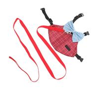 VANZACK Rabbit Gentleman Suit Small Adjustable Bunny Harness and Leash Set for Pet Clothes for Walks Parties and Holiday Celebrations