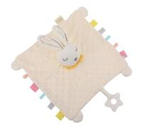 VANZACK Rabbit Shaped Baby Appeasing Towel Chewable Soft Pacifying Towel for Newborns Made of Spandex and Fabric for Sleep and Teething