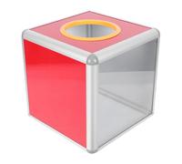 VANZACK Raffle Box 30X30Cm Multi-Function Lottery Holder Square Voting Box for Party Events, Company Meetings, and Celebrations