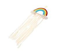 VANZACK Rainbow Hair Clips Storage Belt Wall Hanging Hair Bow Organizer for Hairpin Holder Barrette Display Rack for Bedroom Bathroom Decor