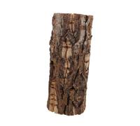 VANZACK Realistic Tree Hollow Reptile Hideout with Smooth Contours Easy to Clean Multispecies Compatible Lizard Climbing Shelter and Turtle Tank Hideout for Gecko Tortoise Terrarium Decor