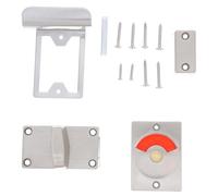 VANZACK Red and Green Indicator Privacy Door Lock with Occupied Vacant Display for Toilet Bathroom Public Restroom Stainless Steel Bolt for Privacy and Partition Use in Airports Hospitals
