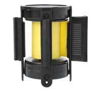 VANZACK Retractable Barrier Rope and Yellow Plastic School Warning Line for Personal Safety Sturdy Use, Telescopic Isolation Barrier Belt Suitable for Outdoor and Indoor Scenarios
