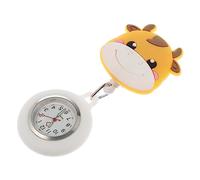 VANZACK Retractable Fob Watch Clip-On Cartoon Nurse Hanging Watch Luminous Pointer Precise Quartz Movement Easy-Pull Scalable Design for Uniforms for Medical Staff