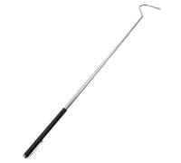 VANZACK Retractable Stainless Steel Snake Hook Long Handle Reptile Catcher Tool for Safe and Easy Handling of Snakes and Reptiles Lightweight and Portable Design