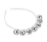 VANZACK Retro Disco Ball Headband Lightweight Party Hair Band for Christmas Cosplay Festival Photo Prop Decorative Accessory for Women