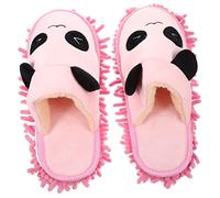 VANZACK Reusable Microfiber Mop Slippers for Floor Cleaning Skid Wear Resistant Mopping Shoes with High Water Absorption Practical Household Cleaning for Kitchen Bathroom Office