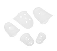 VANZACK Silicone Finger Protectors to Preserve Fingertips 10pcs Flexible Finger Covers for Kalimba Thumb Piano Practice for Thumb Piano and Guitar Practising
