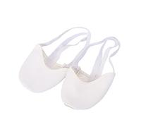 VANZACK Slip Low Cut Invisible Dance Socks for Women and Breathable Ballet Floor Socks with Ankle Tie White Non Slip Material for Flats Heels Loafers and Choir Shoes