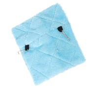 VANZACK Soft Hanging Bird Bed Parrot Snuggle Hut Small Blue - Warm Winter Nest Hammock Tent for Cage Cockatiel Conure Lovebird Hideaway