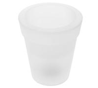 VANZACK Solar Flowerpot Luminous Waterproof Flower Pot Glow in The Dark Planters Led Planters Pots Outdoor Lighted Tiny Flower Pots for Garden Decor